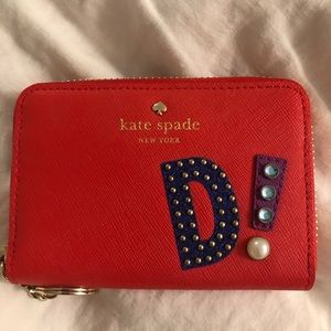 Kate Spade “D” coin purse